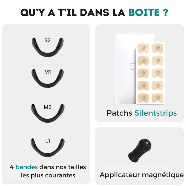 Bandes nasales Silentstrips